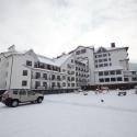 Готель Станиславский - парковка зимой